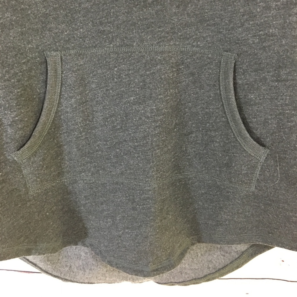SOLD ~ Victoria's Secret Gray Sleeveless Hoodie - Picture 6 of 8